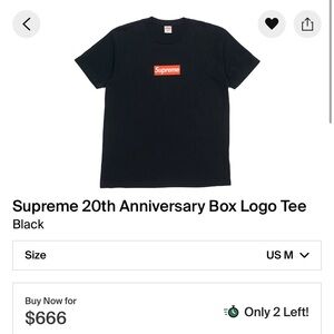 Supreme 20th Anniversary Box Logo